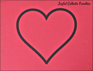 heart for decade floor rosary