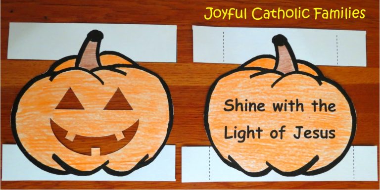 “Shine with the Light of Jesus” Jack-o-Lantern