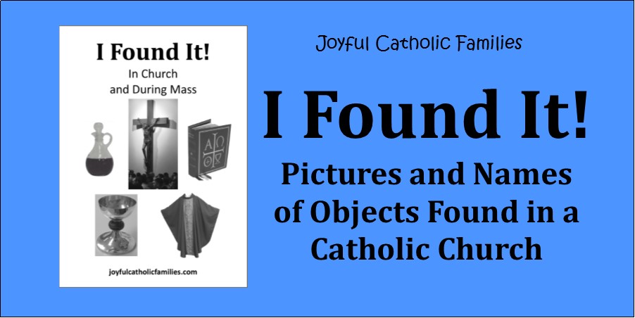 I Found it! Pictures and Names of Objects Found in a Catholic Church