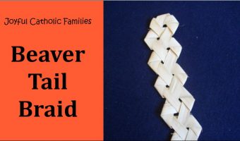 beaver tail braid palm weaving post picture