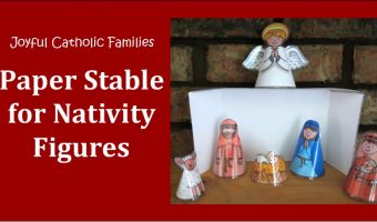 Paper Stable for Nativity Figures post picture