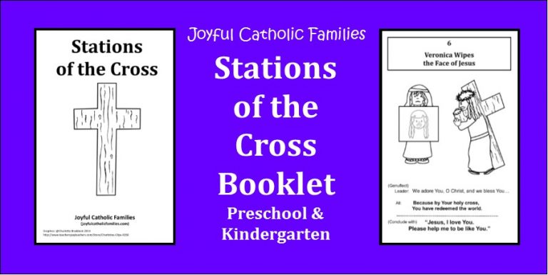 Stations of the Cross Booklets for Preschool/Kindergarten