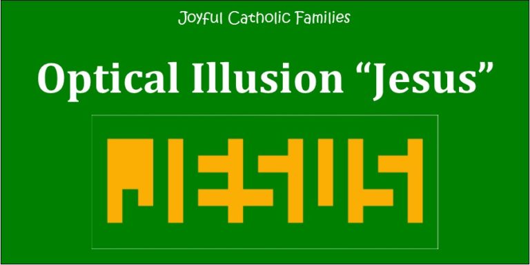 Optical Illusion “jesus” Craft 