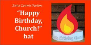 "Happy Birthday, Church!" hat post picture