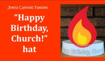 "Happy Birthday, Church!" hat post picture