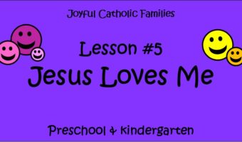 Year 2, Lesson #5, Jesus Loves Me post picture