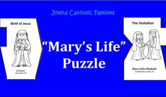 "Mary's Life" Puzzle post picture