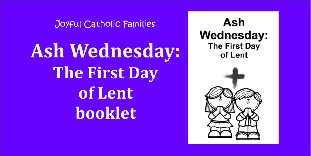Ash Wednesday: The First Day of Lent booklet post picture