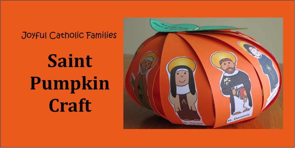 Saint Pumpkin Craft